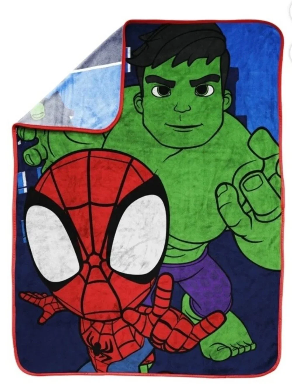 Marvel Spidey Throw Blanket 46x60 Kids Spider Man Soft Plush